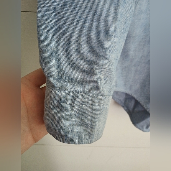 Polo by Ralph Lauren boys 12 blue button up shirt like new - Picture 6 of 8